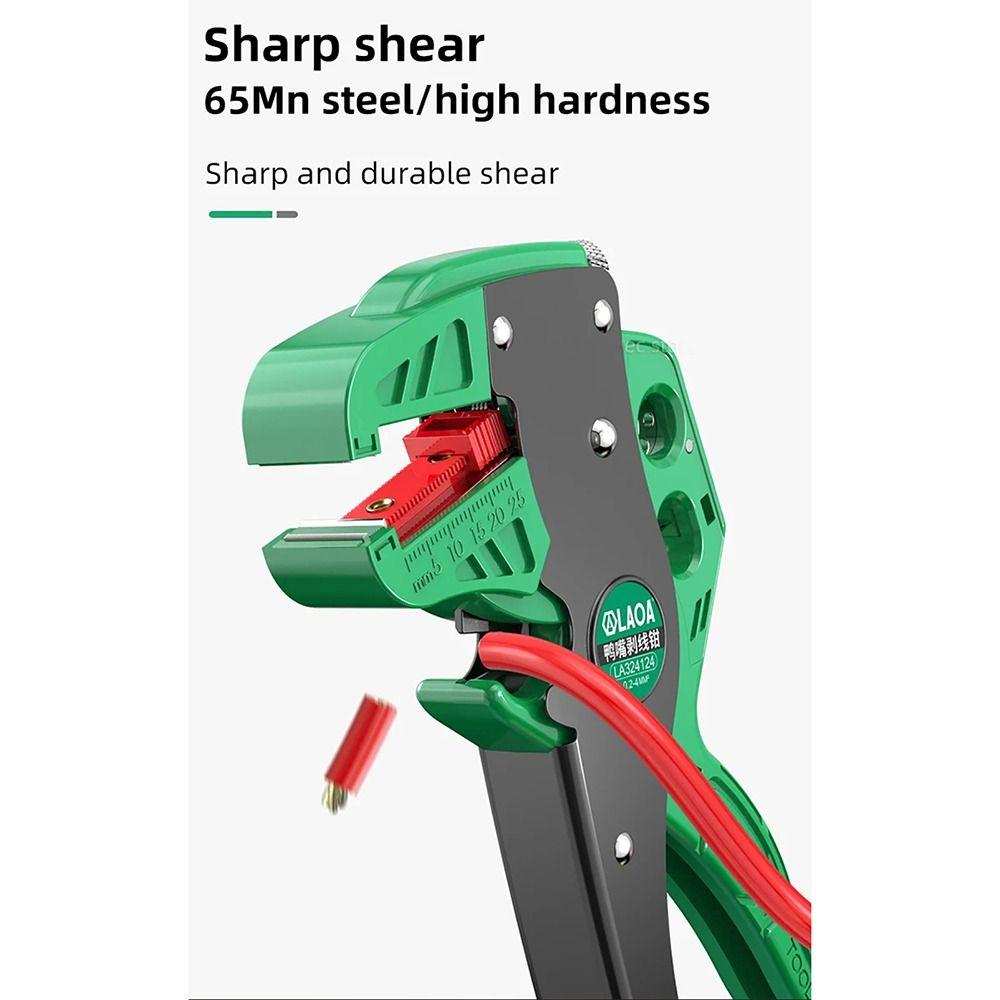1Pcs LA322024 Electrician Pliers Flat Wire Duckbill Stripping Tool New Cable Cutting Nippers
