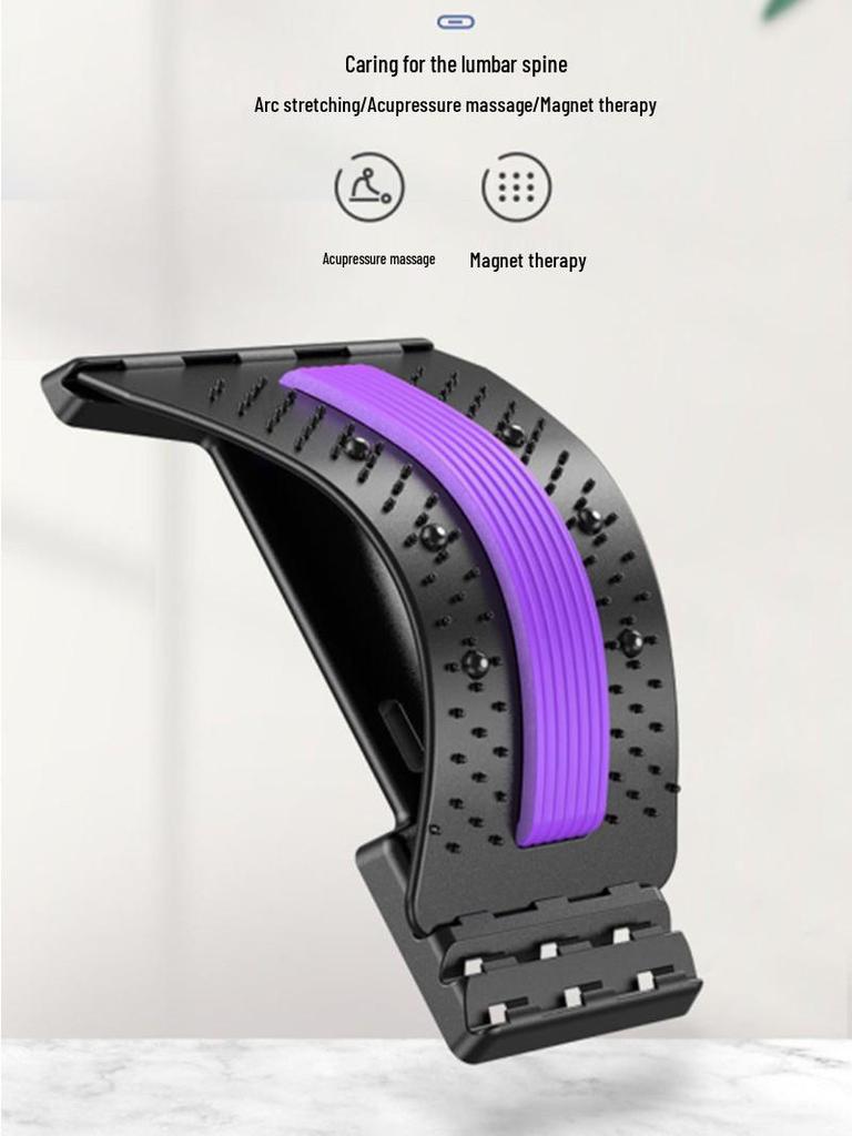 Magnetic Therapy Lumbar & Cervical Stretcher Yoga Tool