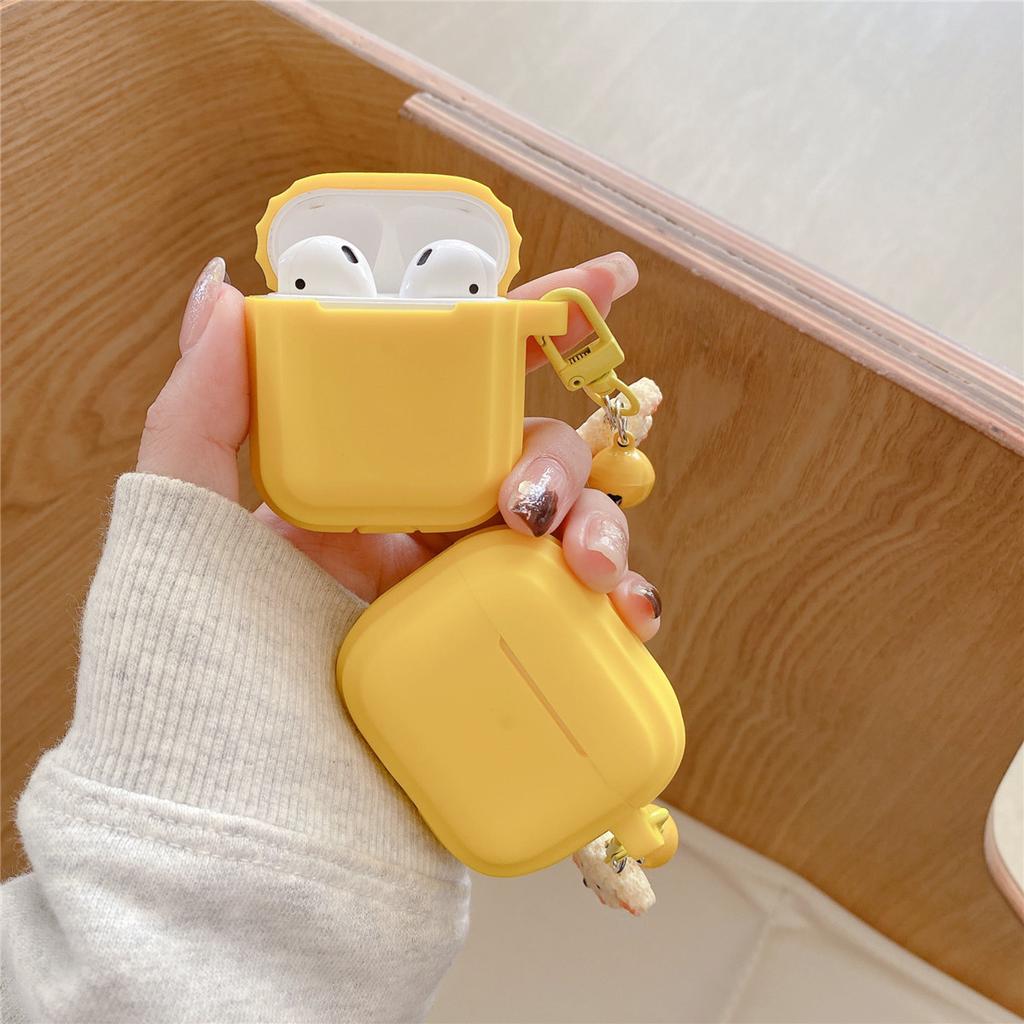 Cute bell for Apple AirPods 1 generation earphone case Pro1 earphone case 1 generation silicone soft case
