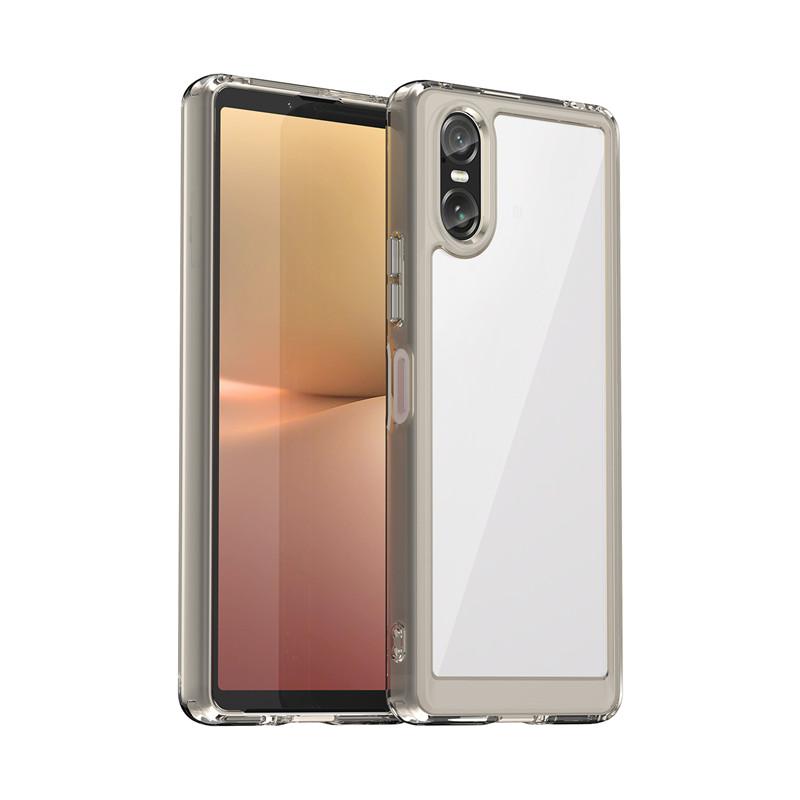 For Sony Xperia 10 VI Case Sony Xperia 10 VI Cover TPU Clear PC + Silicone Shockproof Protective Phone Cover Sony Xperia 10 VI
