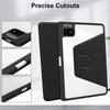 360 Rotating Smart Case For Redmi Pad SE 11 2 11 Acrylic PU Leather Cover Xiaomi Mipad 6 5 11 7 PRO 11.2 12.5 6s 12.4 Max 12.1