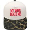 MY WIFE BEATS ME Fun embroidery color matching truck driver hat men's and women's casual sunshade baseball cap