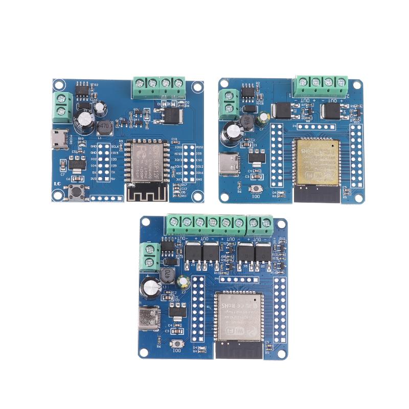 2/4-Way Mos Switch Module Dc 5-60V Esp32 Single-Way Relay Module Esp32-32E Module Wifi Bluetooth Development Board Uart Burning