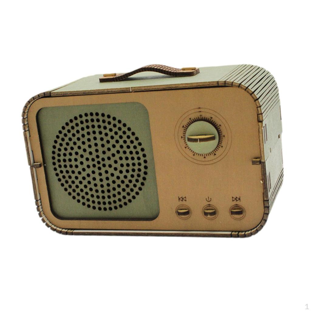 DIY Bluetooth Speaker Box Kit Electronic Sound Amplifier Stem Learning Wood Science Experiment