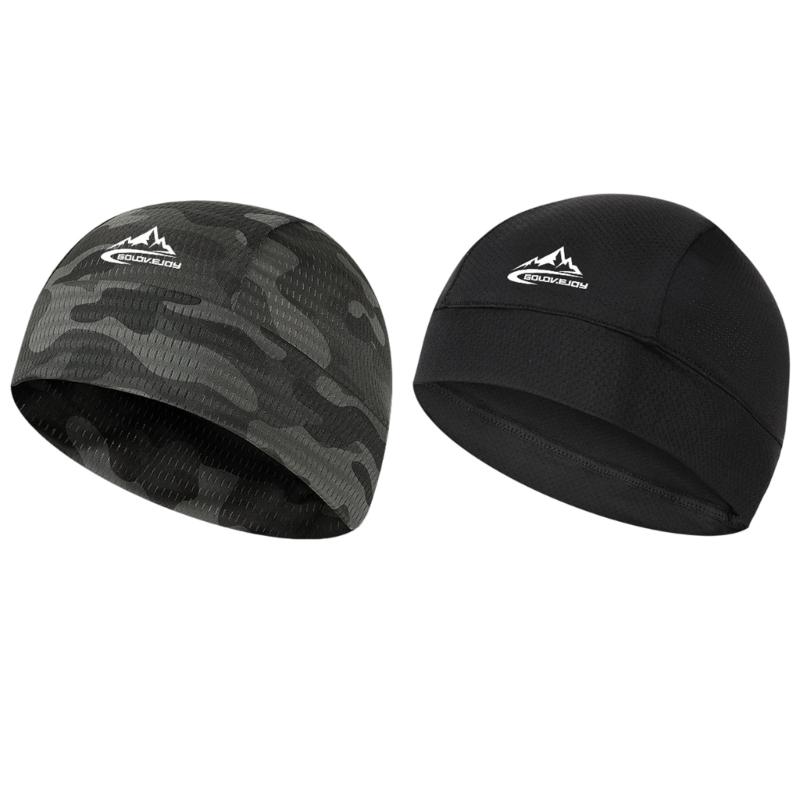 2 Pack Multi Purpose Cooling Headwear Elastic Helmet Liner Cap for Active Lifestyles & Sports Gear