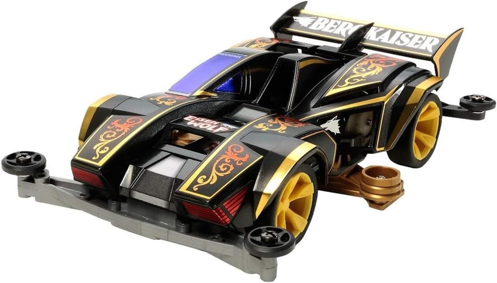 

Tamiya scale Fully Cowled Mini 4WD Series 37 Berg Kaiser Premium II 19437 1/32 No. (Super Chassis) чёрный