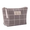 Adorable Cartoon Canvas Makeup Bag and Pencil Case - Portable Travel Storage for Women and Students