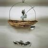 Carillon éolien structure en fer taille compacte joli cadeau cloche suspendue décoration de jardin accessoires ménagers décorations de jardin pendentif mural