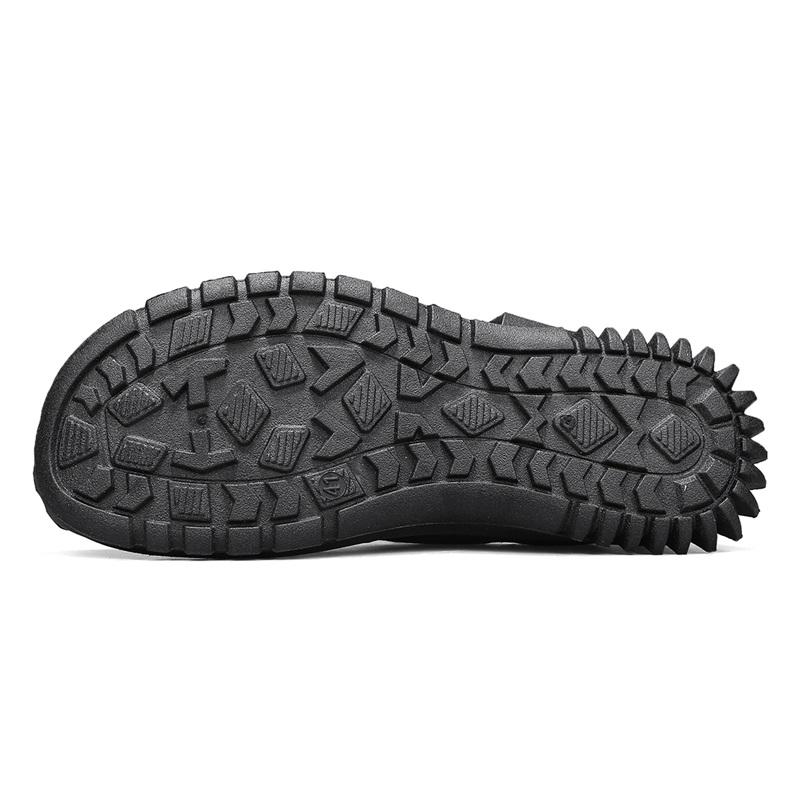 Sneaker Herren Sport Zehengeschlossene Sandalen Sommer Outdoor Wandern Mesh Schuhe Atmungsaktiv Lässig Weiche Sohle Männliche Schuhe