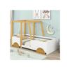 Lit d'enfant - MUVOE - Lit de voiture - MDF et pin - 90x200cm - Design amusant