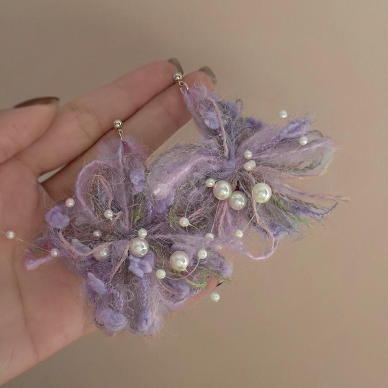 

Модные серьги-подвески для женщин фиолетовый