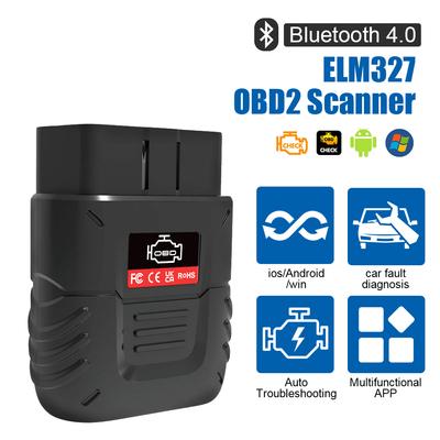 IOS Android PC için Bluetooth Uyumlu 4.0 Otomatik Tarama Aracı Araba Tanılama Aracı OBDII Kod Okuyucu OBD2 Tarayıcı ELM 327 Tarayıcı
