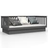 Vidaxl Daybed, Grey, 80X200 Cm, Solid Pine Wood