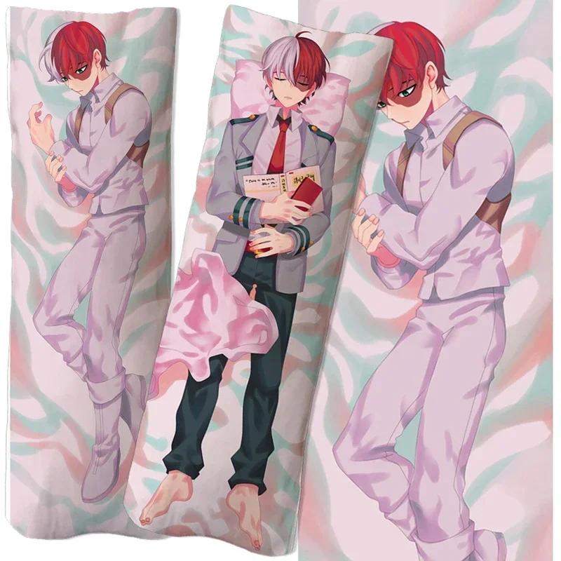 Anime My Hero Academia Bakugou Katsuki Dakimakura Povlak na polštář Polštářová povlaka Objímací povlak na polštář na tělo Hra Otaku Povlak na polštář