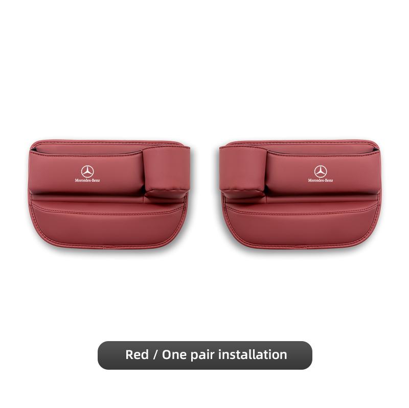 

GLC GLB Car Seat Gap Storage Box Leather Cup Holder Organizer For Mercedes Benz AMG W206 W204 W205 W212 W213 W221 W222 W223 W25