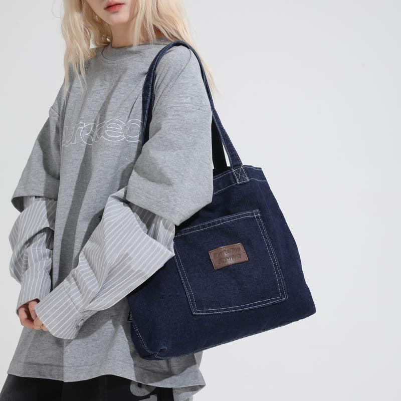 Denim Shoulder Bag Women's Large Capacity Tote Bag
