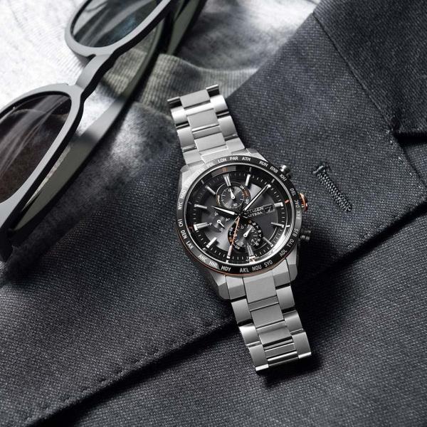 Citizen Attesa ACT Line AT8189-61E Black Dial Men's Watch