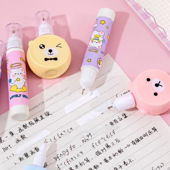 Correction Pen with Fast-Drying White-Out Large Capacity  Exam Correction Fluid for Students Office Smooth Coverage Smudge-Free School Supplies