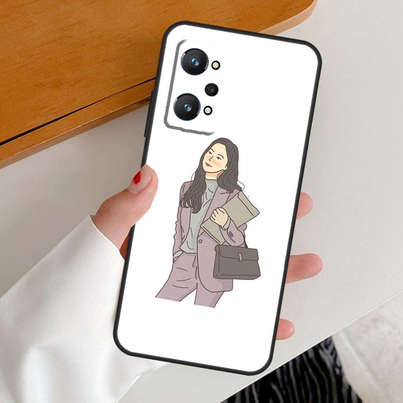 

Чехол для Realme C67 C55 C53 C51 C35 C33 C31 C30 C25s C21Y GT Neo 6 GT5 9 10 11 12 Pro Plus с Vincenzo Cassano Kdrama Realme 10 Pro Plus