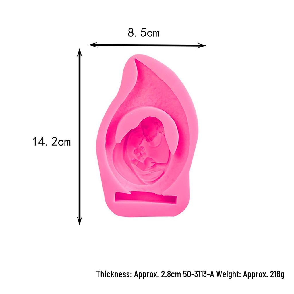 Buddha Statue Aromatherapy Candle Mold - DIY Indoor Decoration Ornament