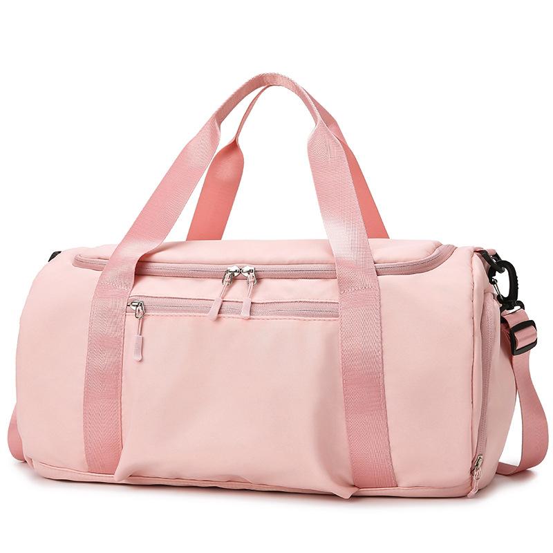 Pearlescent travel essential wet and dry separation exercise yoga fitness training bag maternity storage bag portable