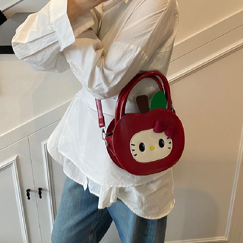 Adorable Sweet Red Design Mini Shoulder Bag For Kid Use Daily