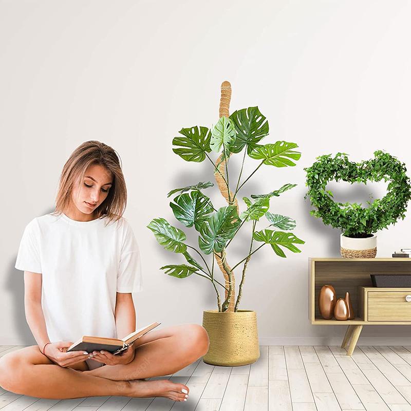 Plant Climbing Frame Coconut Shell Moss Palm Cane Gardening Coconut Rod Stretch Plant Climbing Pole Indoor Plant Creeper