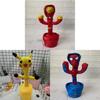 Marvel Spiderman Dancing Cactus Talking Plush Toy With Music And Dancing For Kids Playtime