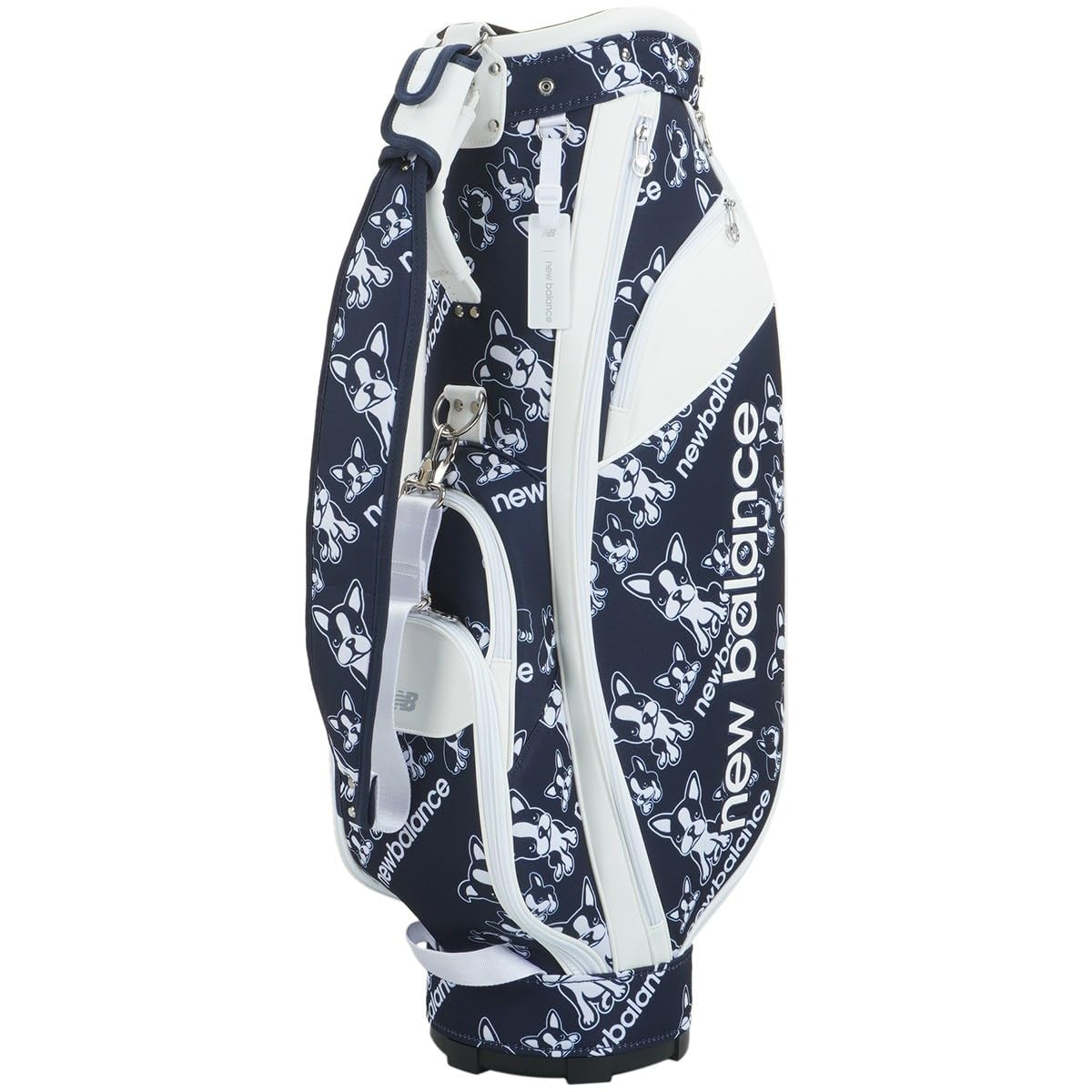 

[New Balance] Caddy bag [Boston terrier pattern] (compatible with 8.5 inches and 47 inches) Golf CB 012-4280501 120Navy FR