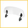 28.5cm Motorcycle Windshield Motorcycle Wind Deflector Clear Lens Adjustable Clip Windshield Extension Universal Fit for Most Motorcycle Scooter Auto