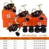 SOUGAYILANG 13 + 1BB Glatte Hochgeschwindigkeitsrolle 5,0: 1 Angelrolle Spinnrolle 8 kg Max. Drag Power Bass-Karpfen-Angelgerät