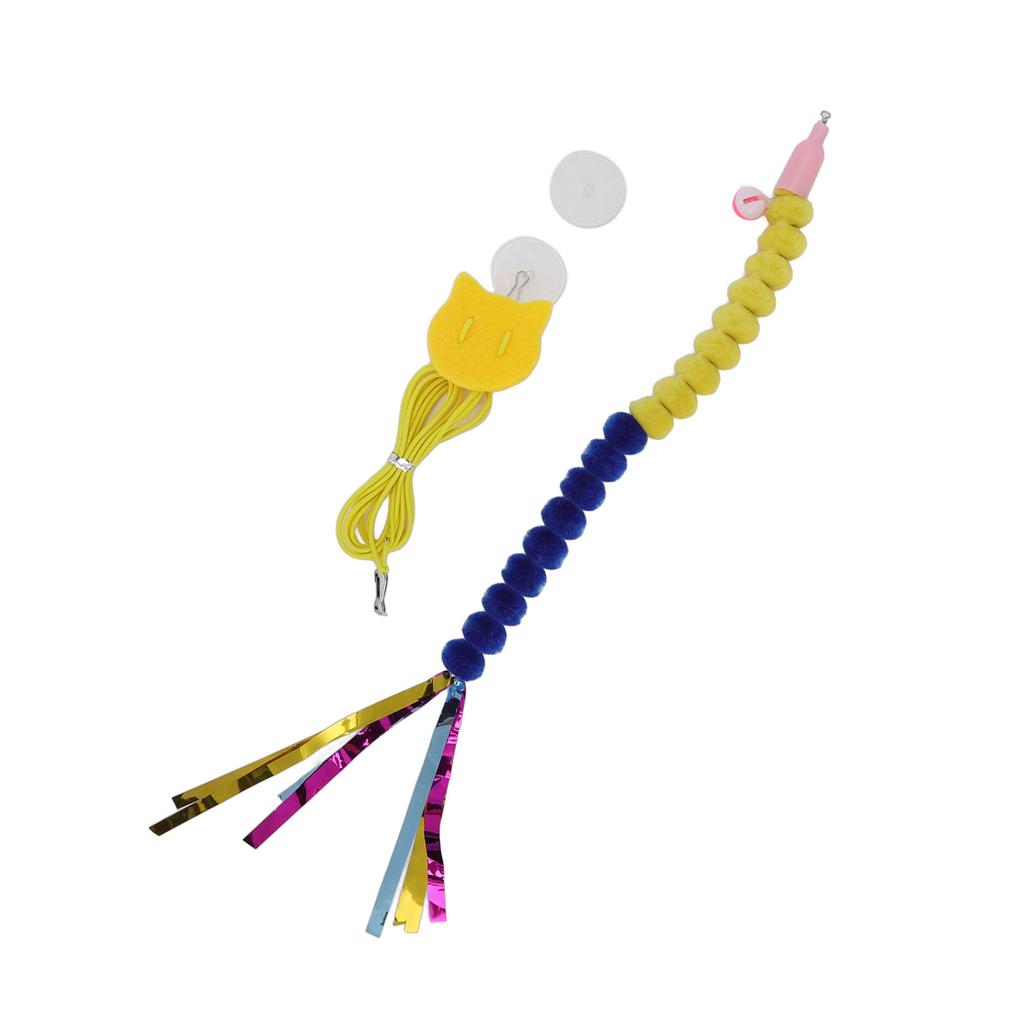 Jucărie pentru agățat pentru pisici de companie Cârlig interactiv reglabil fără urme Snur elastic pentru ușă Jucărie pentru pisică pentru agățat