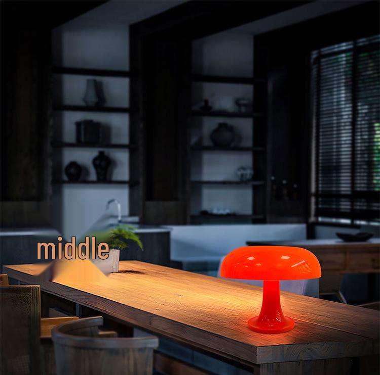 Moderne nordische Pilz-Tischlampe - Minimalistisches Nachtlicht für Schlafzimmer und Wohnzimmer