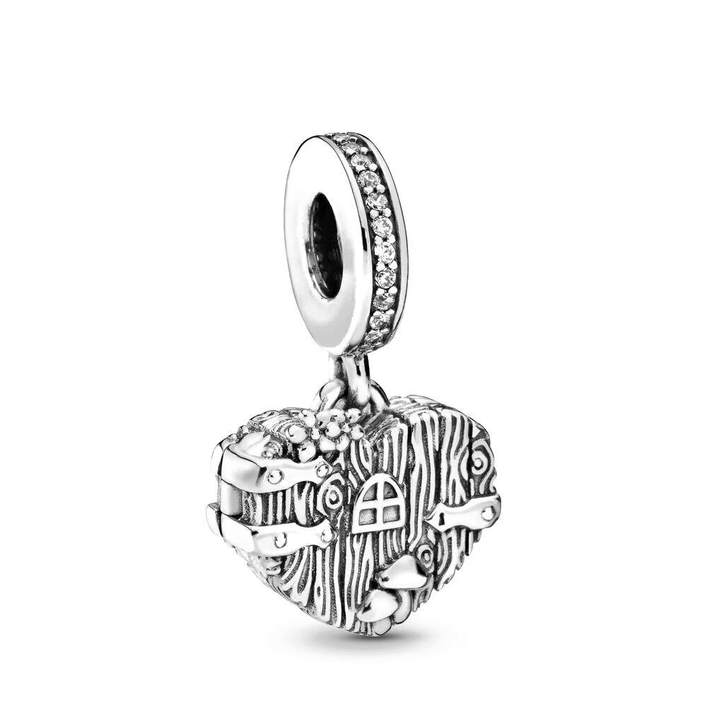 New 925 Silver Charm Fit Original Bracelet Accessories Women Jewelry Love Series Lock And Key