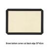 Coffee Silicone Baking Mat: 0.7mm Thick, Heat-Resistant, Platinum Silicone for Baking and Kneading