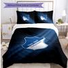 TSG Hoffenheim FC Printed 3PCS Bedding Set Breathable Duvet Cover with Pillowcases Decorative Bed Linen for Bedroom Home