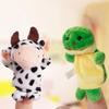 1/5/10Pcs/Lot Cartoon Animal Velvet Finger Puppet Children Toys Cute Kids Doll Plush Soft Toys Gift