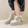 Fashion Two-wear Heightening Fashion Boots, Locomotive Cool Martin Boots, Women's Autumn and Winter Niche Simple Thick-soled Thin Short Boots
