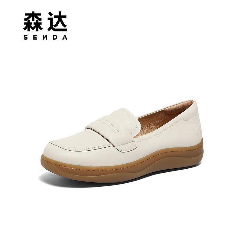 SENDA Women s Casual Slip-on Loafers 35