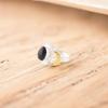 Black Tourmaline Gemstone 925 Sterling Silver Jewelry October Birthstone Ring RR-61-31