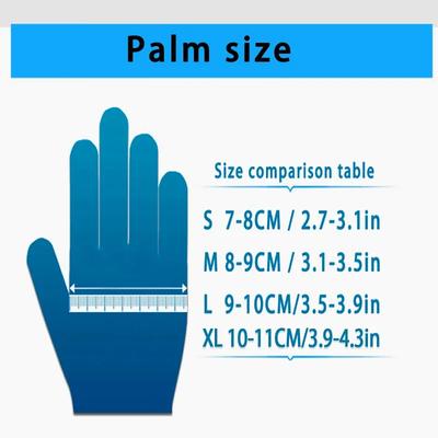 10-100PCS White Nitrile Disposable Gloves,Latex Free,Powder,Household Gloves for Cooking Food Safe Cleaning Work Glove