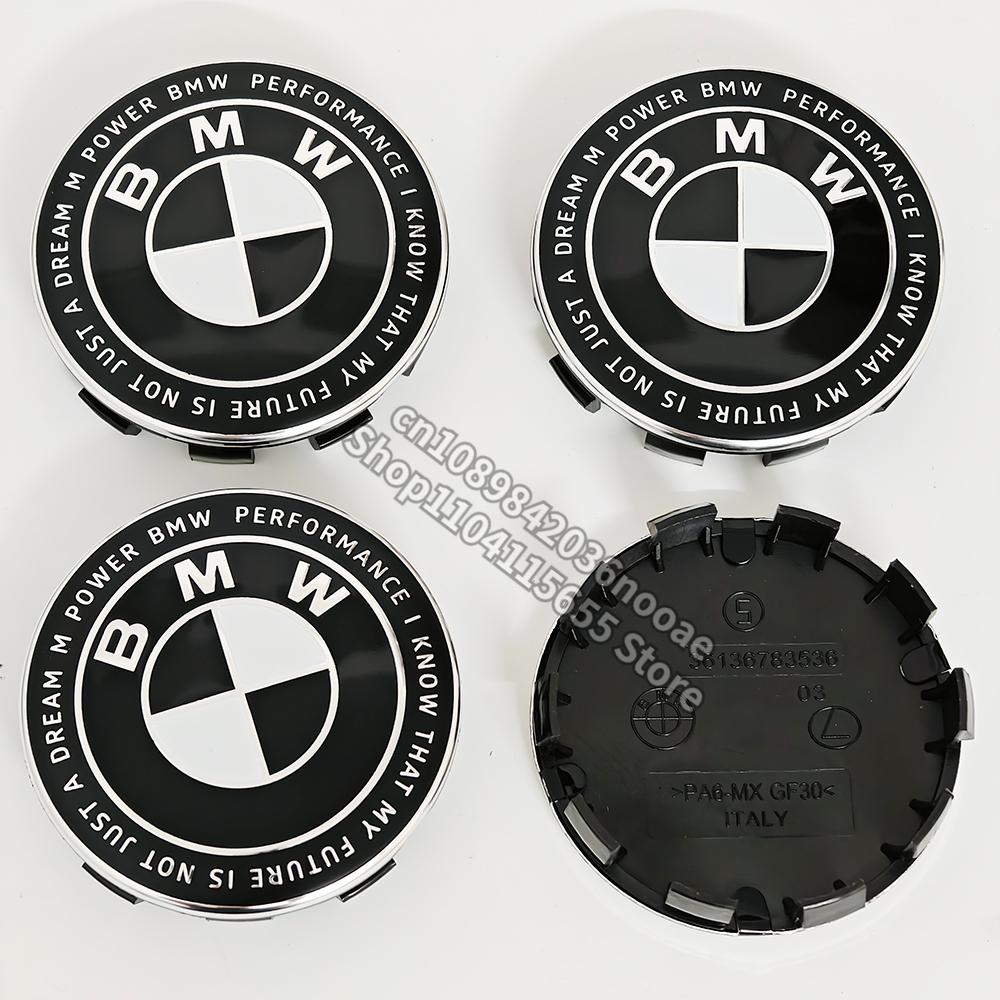 AABU1 4 Pcs 68mm 56mm Wheel Center Cap for BMW E90 E87 F30 F20 F10 E60 F01 F02 G20 G30 G38 G14 F22 X1 X3 X4 X5 X6 M1 M2 M3 M4 M5 M6 M8