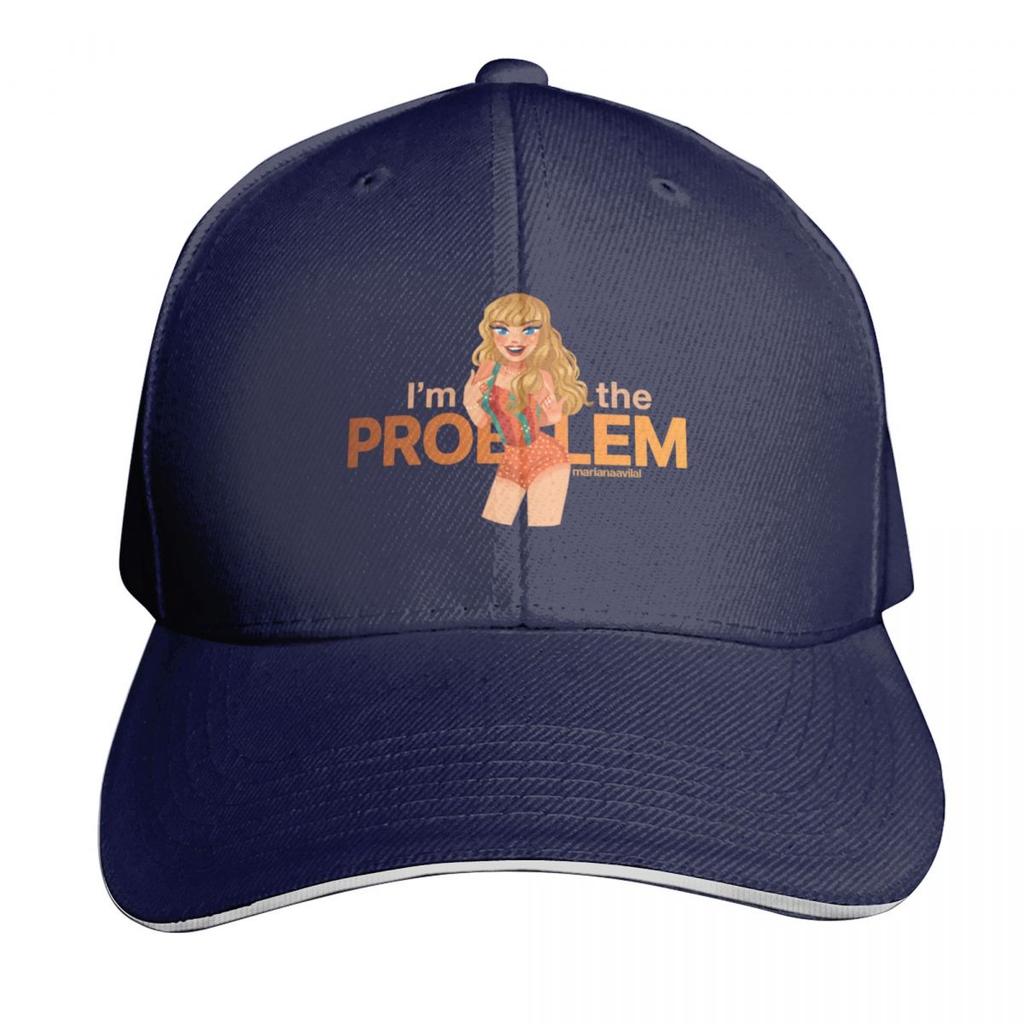 The Problem Baseball Cap Black Beach Golf Hat Genuine Tea Hat Unisexs Luxury Womens