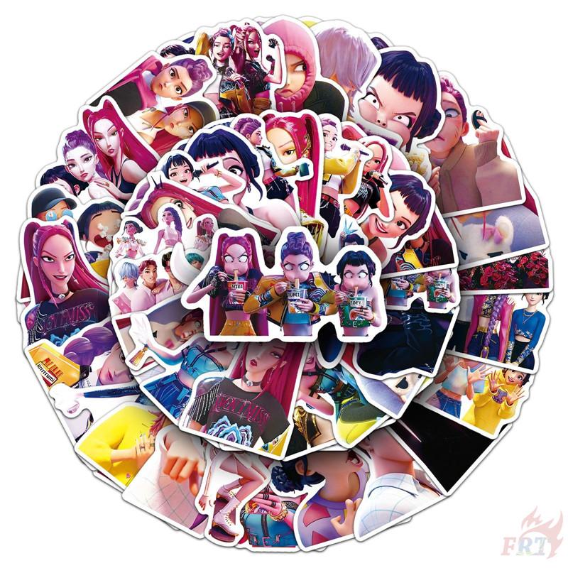 50Pcs/Set KPop Demon Hunters Series 05 Stickers DIY Fashion Waterproof Doodle Decals Stickers