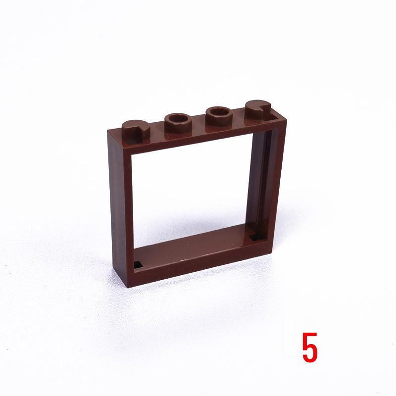 High-end MOC Mini Model City Building Blocks: Door & Window Parts
