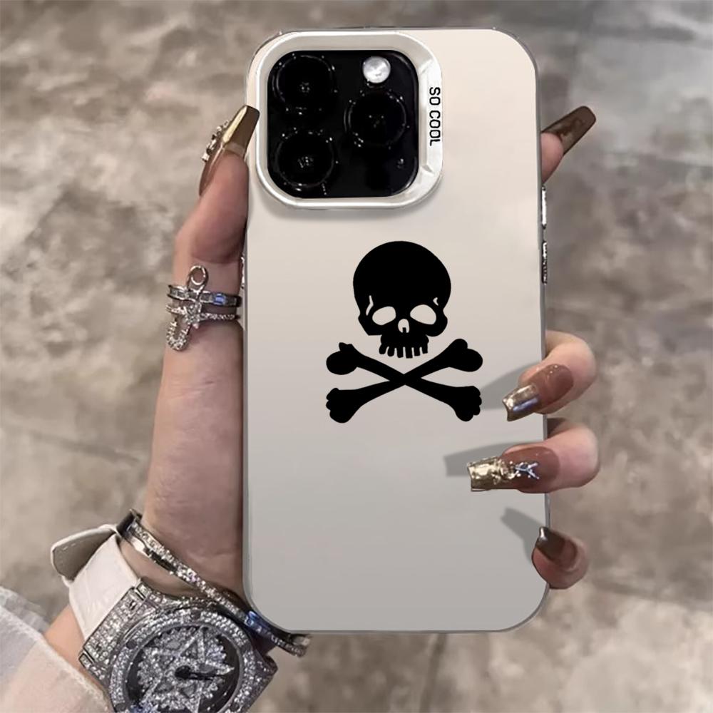 Personality Cool Fashion Phone Case For iPhone 17 Pro Max 17e 16e 15 17 Air 14 13 12 11 Pro Max 8 Plus X IMD Shockproof Cover