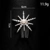 Flower Hair Combs Clips Bridal Wedding Hair Accessories For Women Bride Hairpins