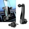 Adjustable Car Outlet Phone Mount With 17mm Ball Joint & Extendable Hook Air Vent Clip for Power Transfer Stands