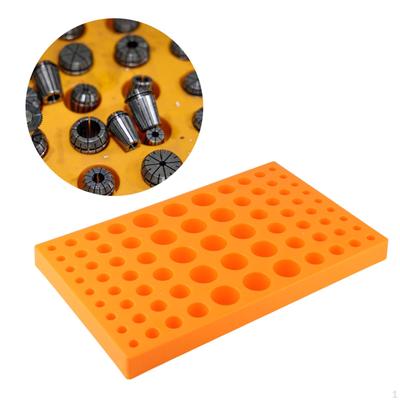 75 Slot Drill Bit Dispenser Organizer Case for Quick Change Bits 38x23.6x3cm