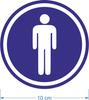 Information Sticker - Men' Toilet 10